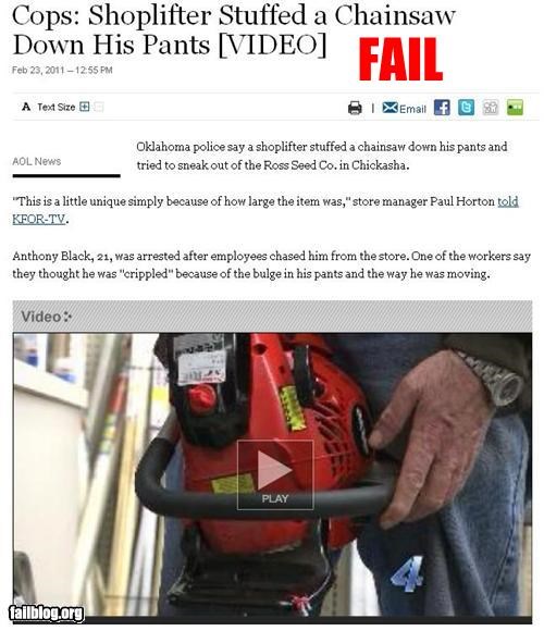 Shoplifting Fail