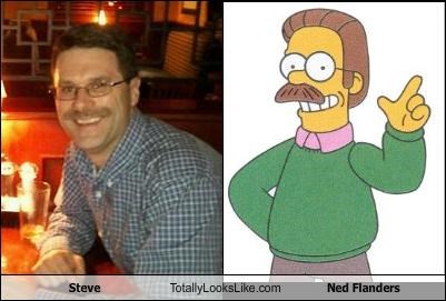 Steve Totally Looks Like Ned Flanders