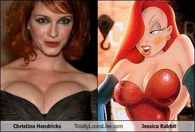 Christina Hendricks Totally Looks Like Jessica Rabbit