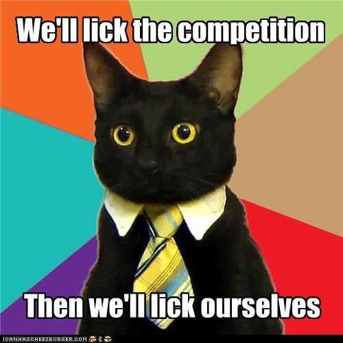 Business Cat: Lickity, Split