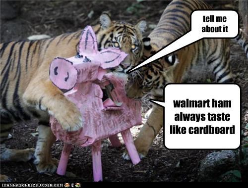 walmart ham always taste like cardboard