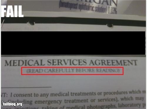 Reading FAIL