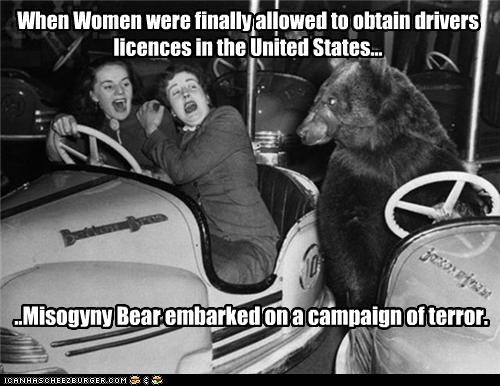 Never Let Misogyny Bear Hibernate Women's Rights