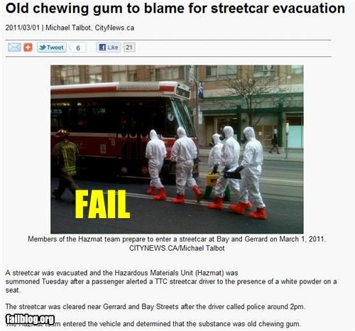 Chewing Gum Fail