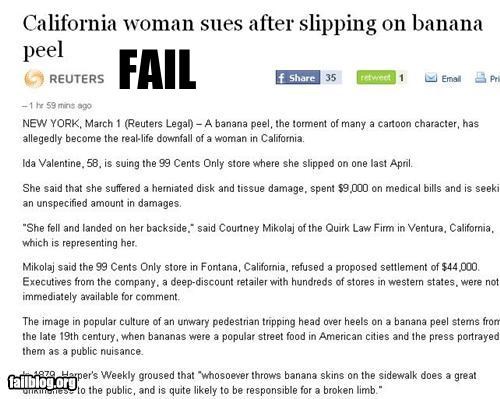 Lawsuit Fail