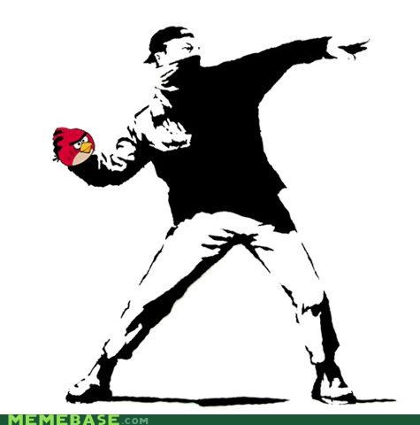Angry Banksy Bird