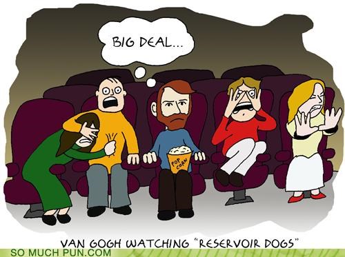 Van Gogh Watching 'Reservoir Dogs'