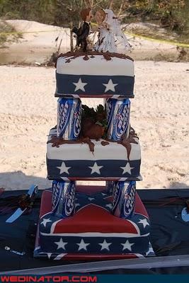 Redneck wedding cake
