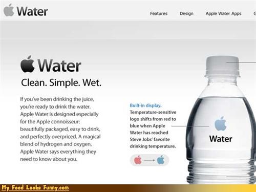 If Apple® made Bottled Water