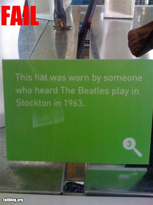 Museum Exhibition Fail