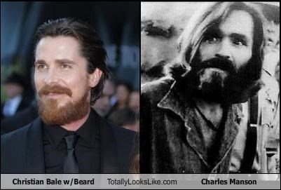 Christian Bale With Beard Totally Looks Like Charles Manson
