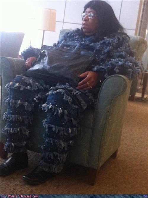 Denim Ghillie Suit