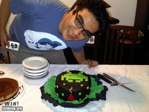 Space Invaders Cake WIN 