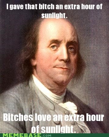 Still Can't Wake Up On Time? Blame This Guy: Benjamin Franklin