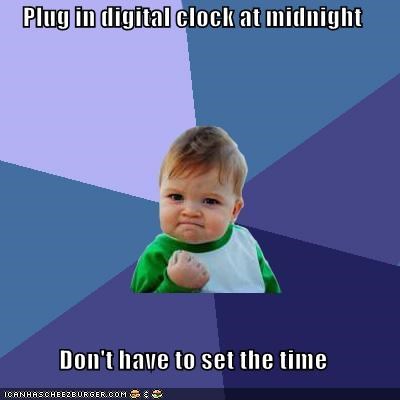 Success Kid: Alarm Clock