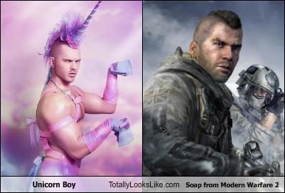 Unicorn Boy Totally Looks Like Soap from Modern Warfare 2
