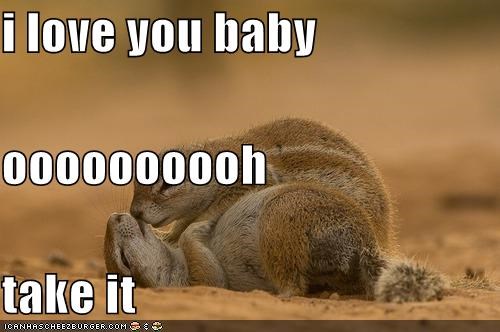 i love you baby oooooooooh take it