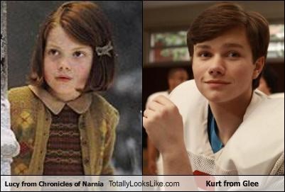 Lucy from Chronicles of Narnia Totally Looks Like Kurt from Glee