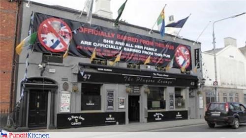 Queen Elizabeth Barred From Irish Pub