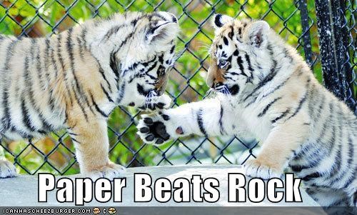 Paper Beats Rock