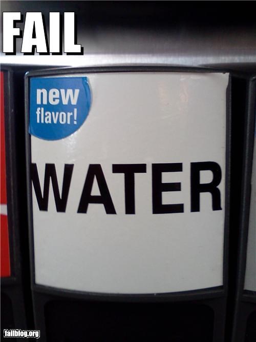 Flavor Water Fail