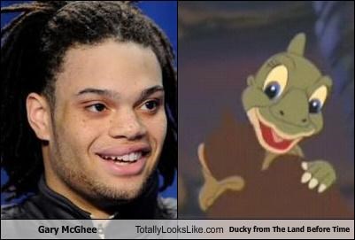 Gary McGhee Totally Looks Like Ducky from The Land Before Time
