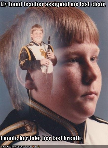 PTSD Clarinet Kid: Last Chair