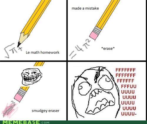 Erasers are Trolls. 