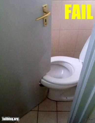 Bathroom Door FAIL