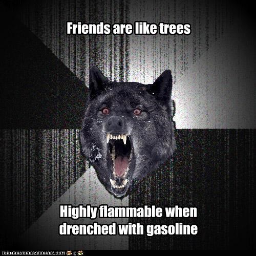 Insanity Wolf: Friends are like trees
