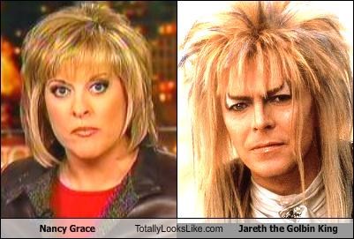 Nancy Grace Totally Looks Like Jareth the Golbin King
