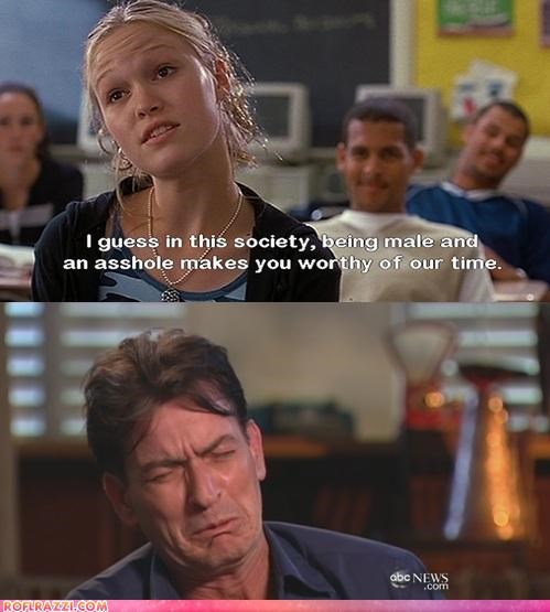 From "The 10 Things I Hate About Charlie Sheen"