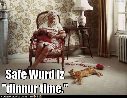 Safe Wurd iz "dinnur time."