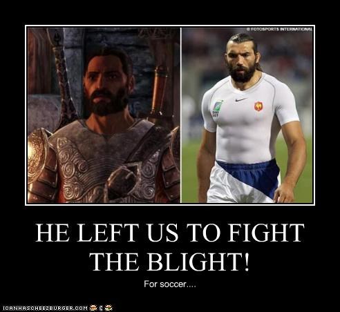 HE LEFT US TO FIGHT THE BLIGHT!