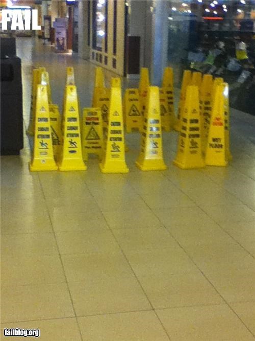 wet floor signs