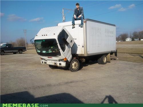 Sad Truck Communing with Sad Keanu