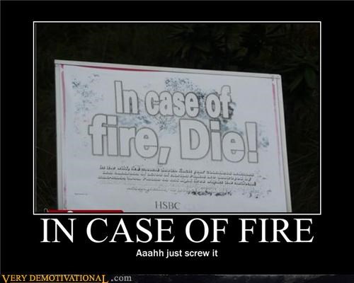 IN CASE OF FIRE