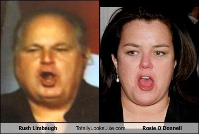 Rush Limbaugh Totally Looks Like Rosie O'Donnell