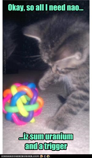 Dr Tinycat - nuclear physicist extraordinaire