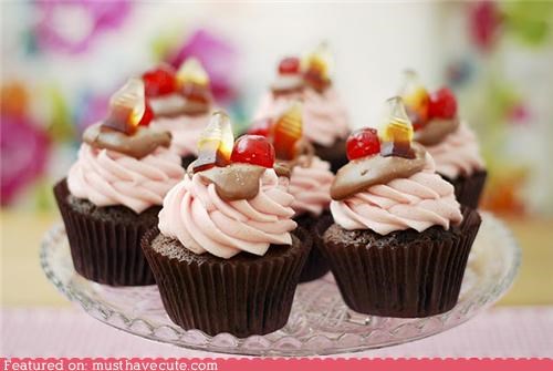 Epicute: Cherry Cola Cupcakes