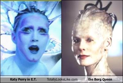 Katy Perry in "E.T." Totally Looks Like The Borg Queen
