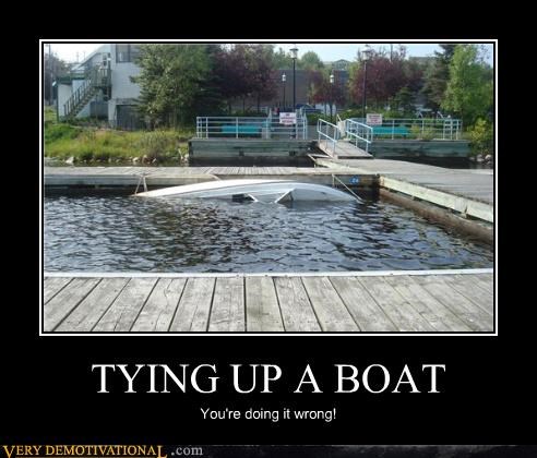 TYING UP A BOAT