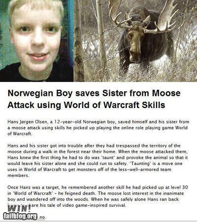 Completely Relevant News: WoW Skills WIN