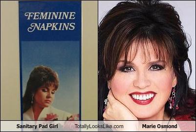 Sanitary Pad Girl Totally Looks Like Marie Osmond