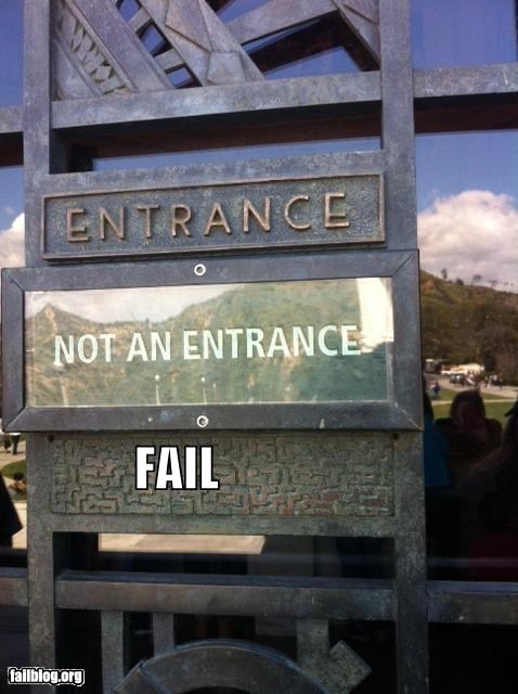 Entrance FAIL