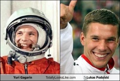Yuri Gagarin Totally Looks Like Lukas Podolski