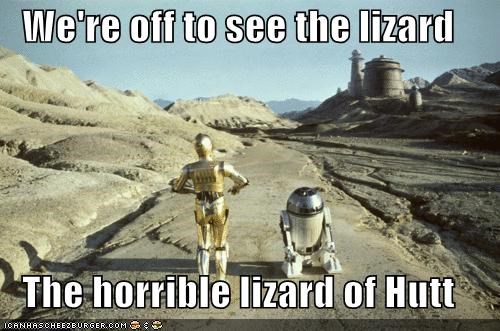 We're Off To See The Lizard...