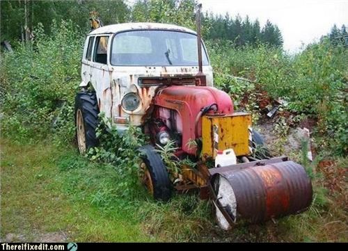Steam Powered Tractor Van