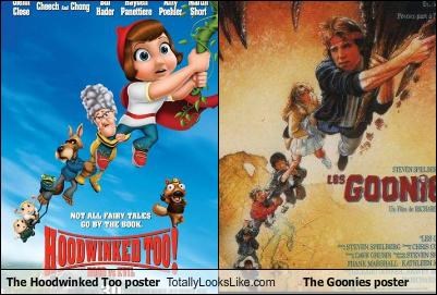 The "Hoodwinked Too" Poster Totally Looks Like "The Goonies" Poster
