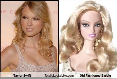 Taylor Swift Totally Looks Like Old Fashioned Barbie